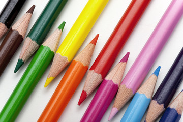 Fototapeta premium crayons de couleur