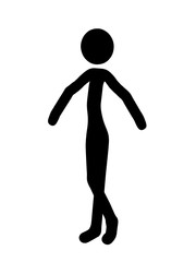 Stickman Illustration Silhouette