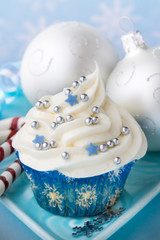 Christmas cupcake