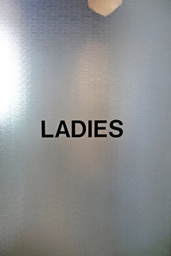 Opaque Ladies' Washroom Window