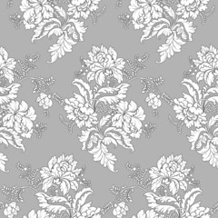 Classic floral pattern - seamless wallpaper