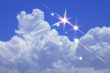 青空と白い雲
