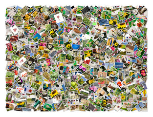 Naklejka premium Collage di foto