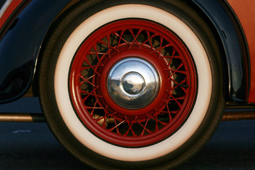 old vintage wheel