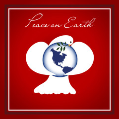 Dove of Peace Christmas Background