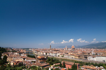 Fototapeta premium Blick über Florenz Toskana Italien