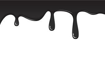 flowing oil drops