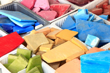 Farbiges Glas, Mosaike, Mosaikschule Spilimbergo, Italien