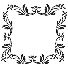 Decorative border flower