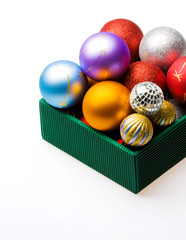 New year decoration isolated on white background