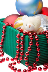 New year decoration isolated on white background