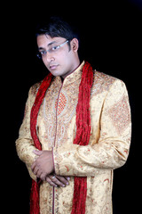 Fototapeta premium Indian Groom Attire