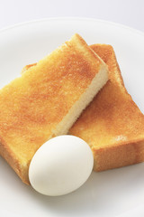 トーストと卵