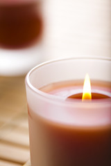 Obraz na płótnie Canvas burning scented candles