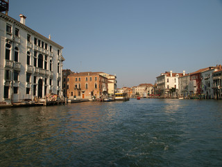 Fototapeta na wymiar Naprawdę, to jest wielki Canal Grande - Wenecja Włochy