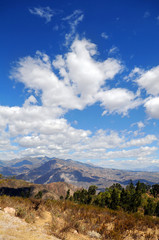 Obraz premium Landscape of the Andes of Peru