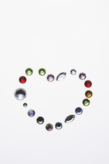 ハートのスワロフスキー