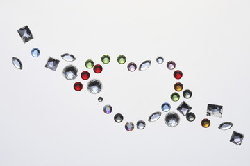 ハートのスワロフスキー