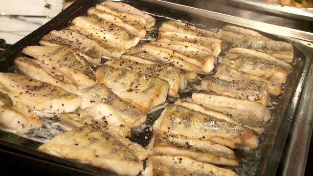 Fisch, gebrate