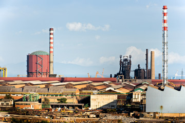 Power Plant in Piombino , Italy.