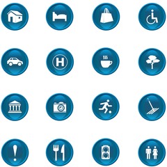 Icon Set blue