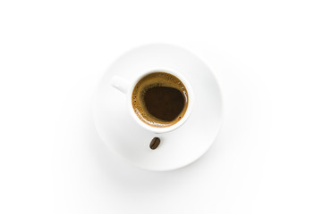 Close up of coffee cup
