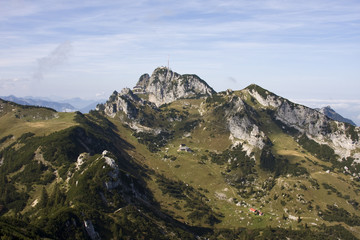 Naklejka premium blick zum wendelstein