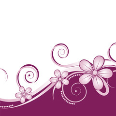 abstract floral background with place for your text