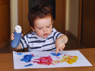 Finger painting