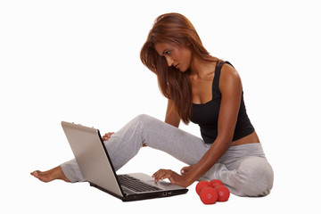 Attractive twenties Indian brunette woman