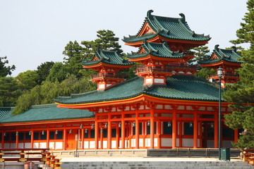 heian shrine, kyoto