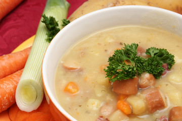 kartoffel creme suppe