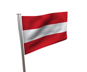 Fototapeta na wymiar Flagge Österreich