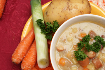 kartoffel creme suppe