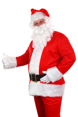 Santa Claus on white background