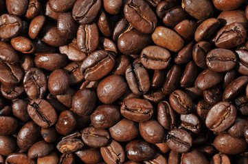 Kaffeebohnen Hintergrund