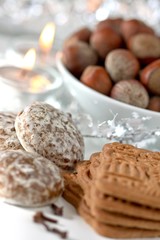weihnachten haselnüsse, spekulatius, lebkuchen