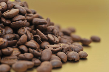 coffee beans close up