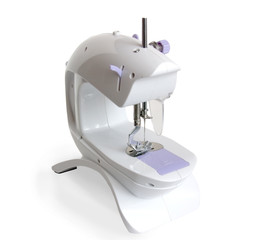 sewing machine. isolated