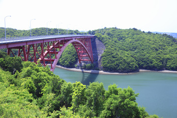 Fototapeta premium 的矢湾大橋