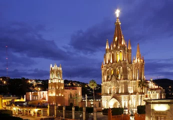 Papier Peint photo autocollant Mexique San Miguel de Allende au Mexique.