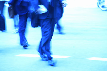 Obraz premium ビジネスマンの通勤