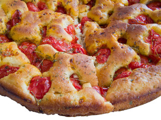 Focaccia. Italian food.