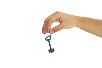 key in a men's hand