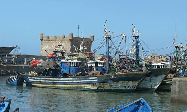 PUERTO PESQUERO DE ESSAOUIRA (costa atlántica de Marruecos)