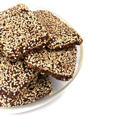 cookies with sesame seeds