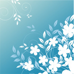 abstract floral background with place for your text