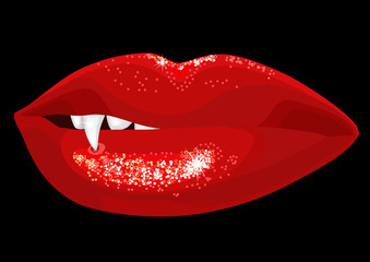 vampire's lips