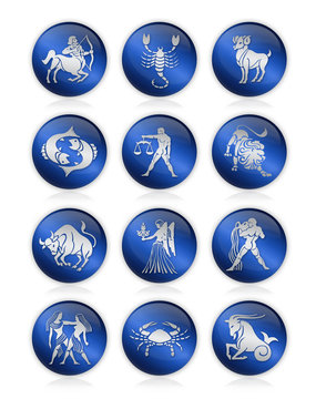 Sternzeichen zodiac set