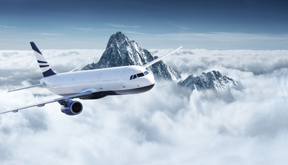 Obraz premium Samolot na niebie
